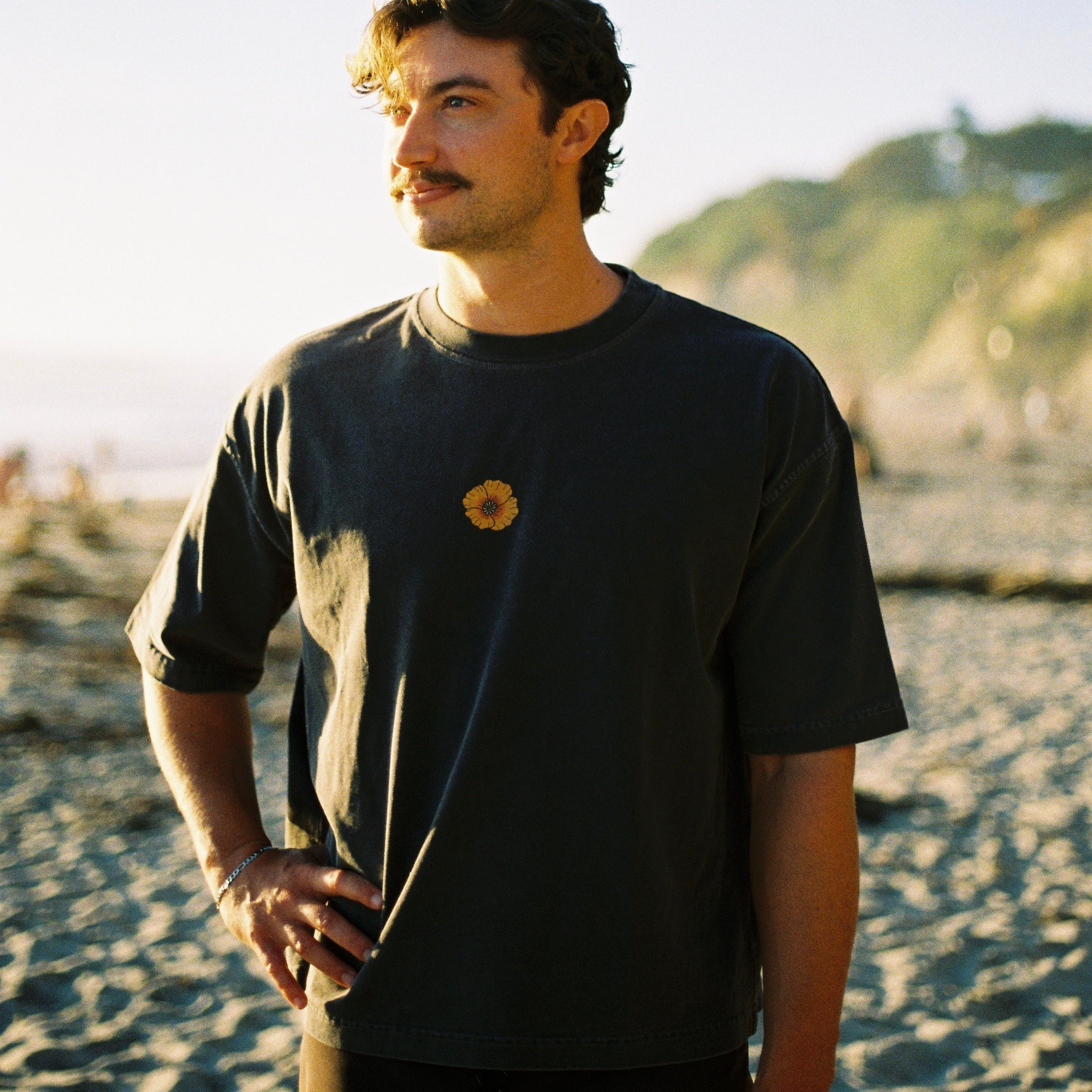 California Poppy Boxy Tee