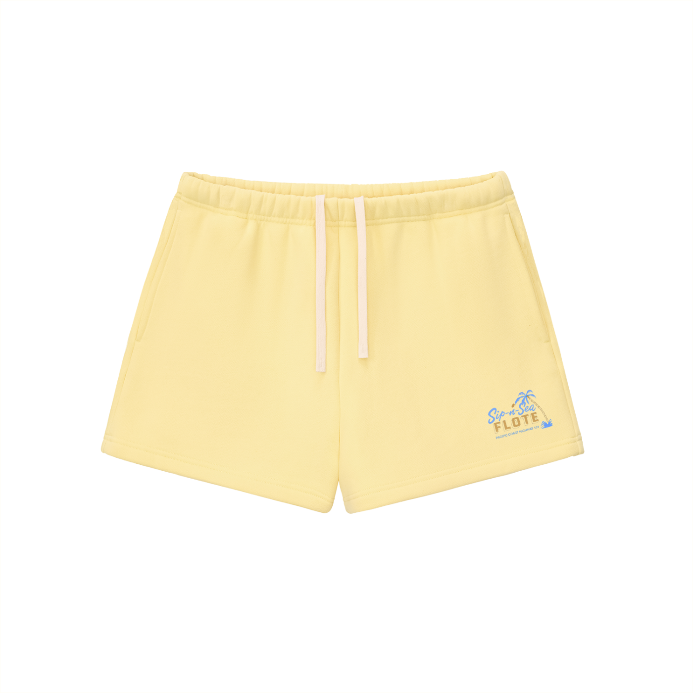 Moonlight Mango Drawstring Sweatshorts
