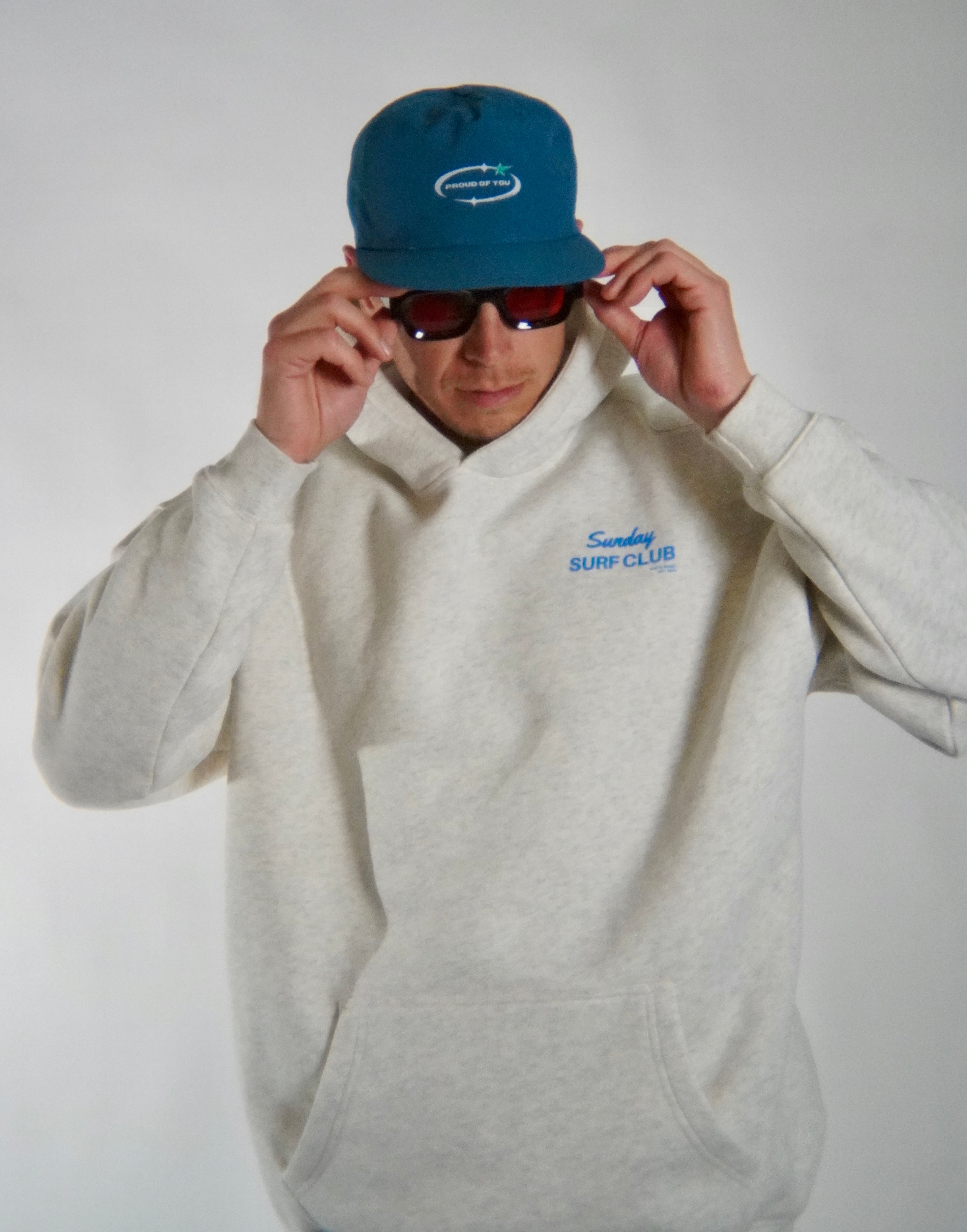 Sunday Surf Club Hoodie Gray
