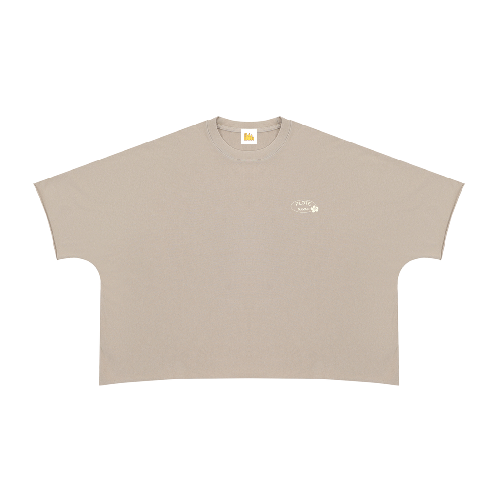 Unisex Heavyweight Boxy Raw Edge T-Shirt
