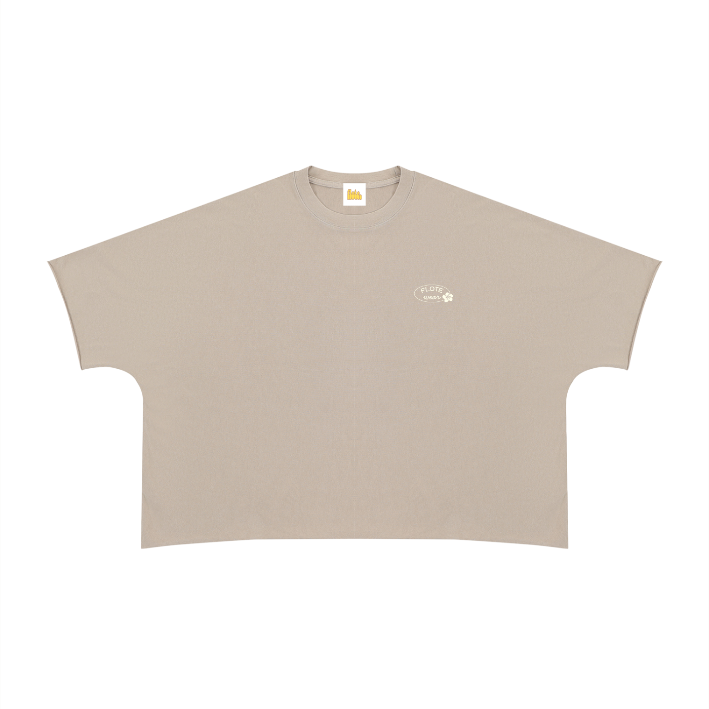 Unisex Heavyweight Boxy Raw Edge T-Shirt