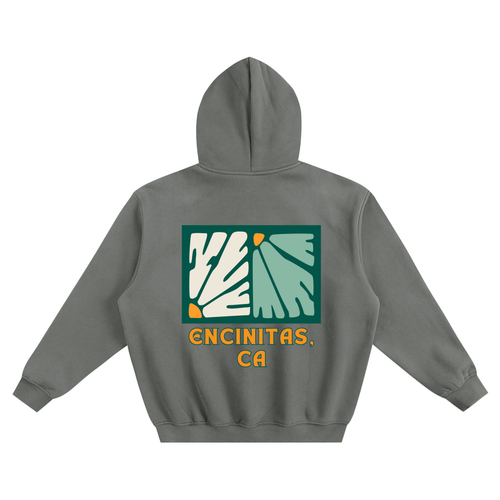 Encinitas Flowers Hoodie Dark Gray