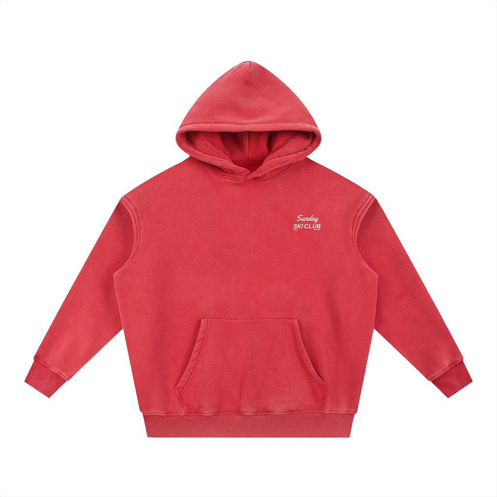 Sunday Ski Club Hoodie - Snow Wash