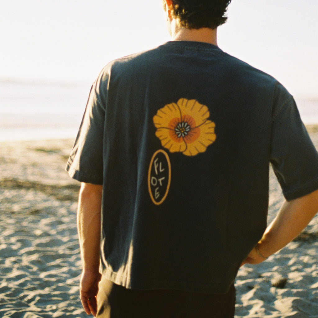 California Poppy Boxy Tee