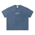 Blue Retro Boxy Tee