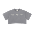 Hibiscus Raw Edge Crop Top