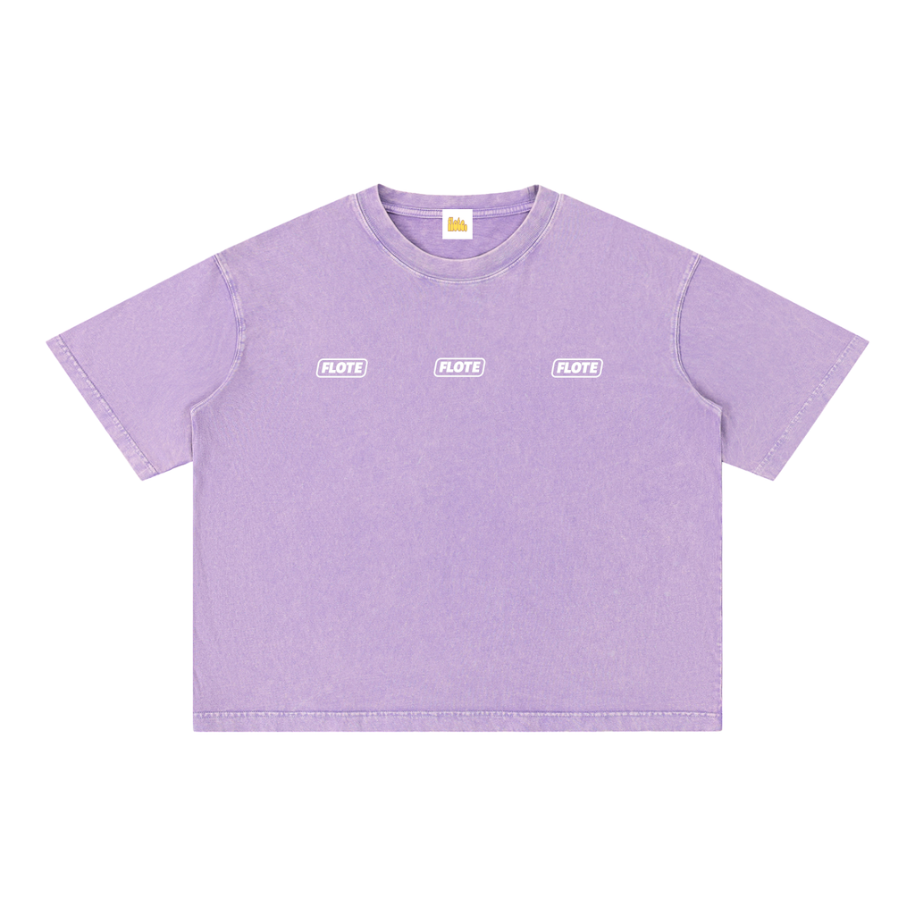 Mineral Wash Boxy Cotton T-Shirt