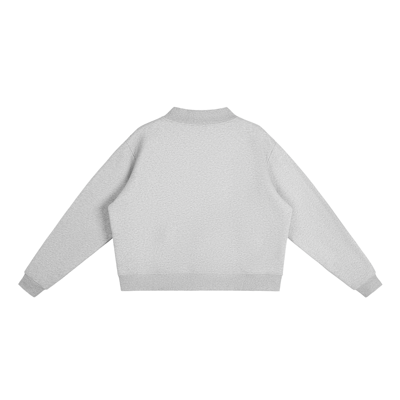 Essential Fleece Mock-Neck Crewneck