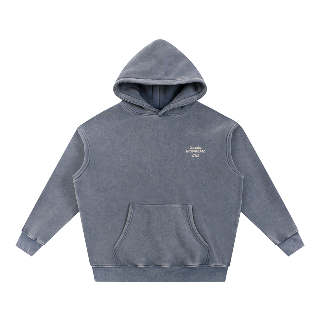 Sunday Snowboard Club Hoodie - Snow Wash
