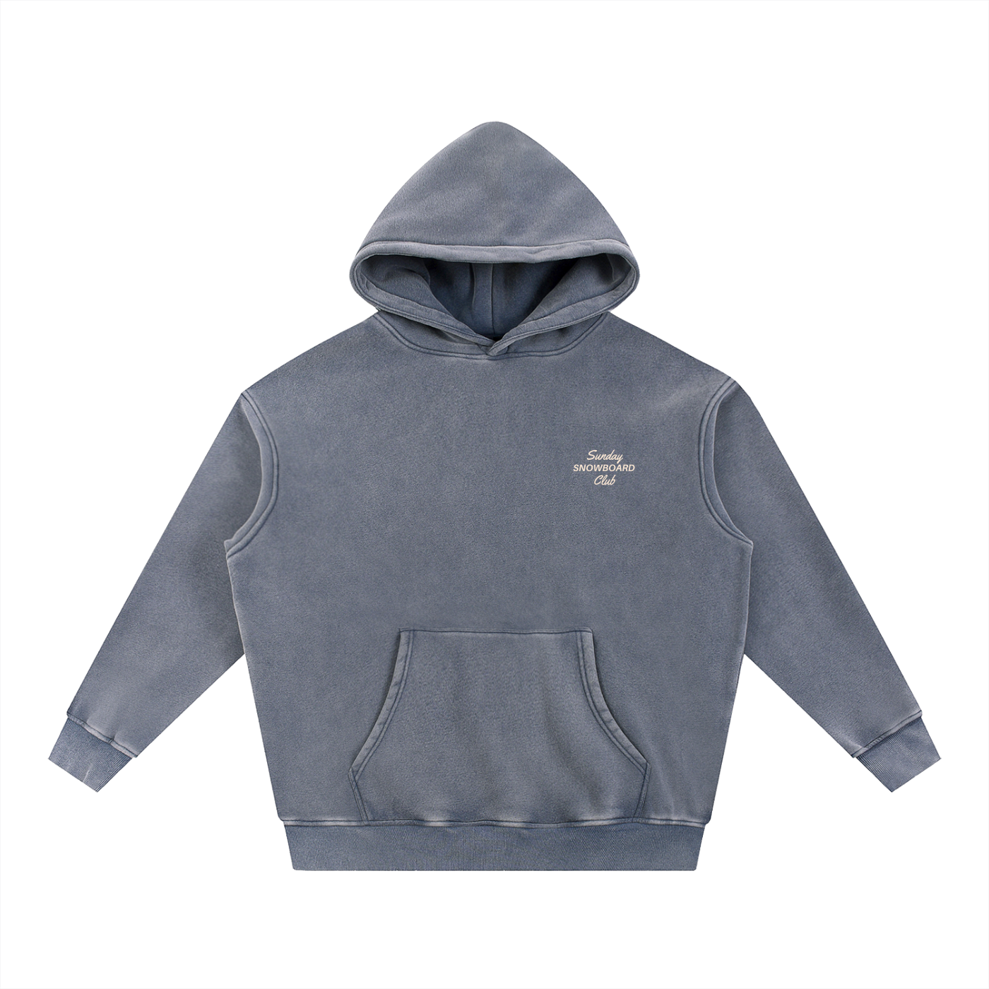 Sunday Snowboard Club Hoodie - Snow Wash