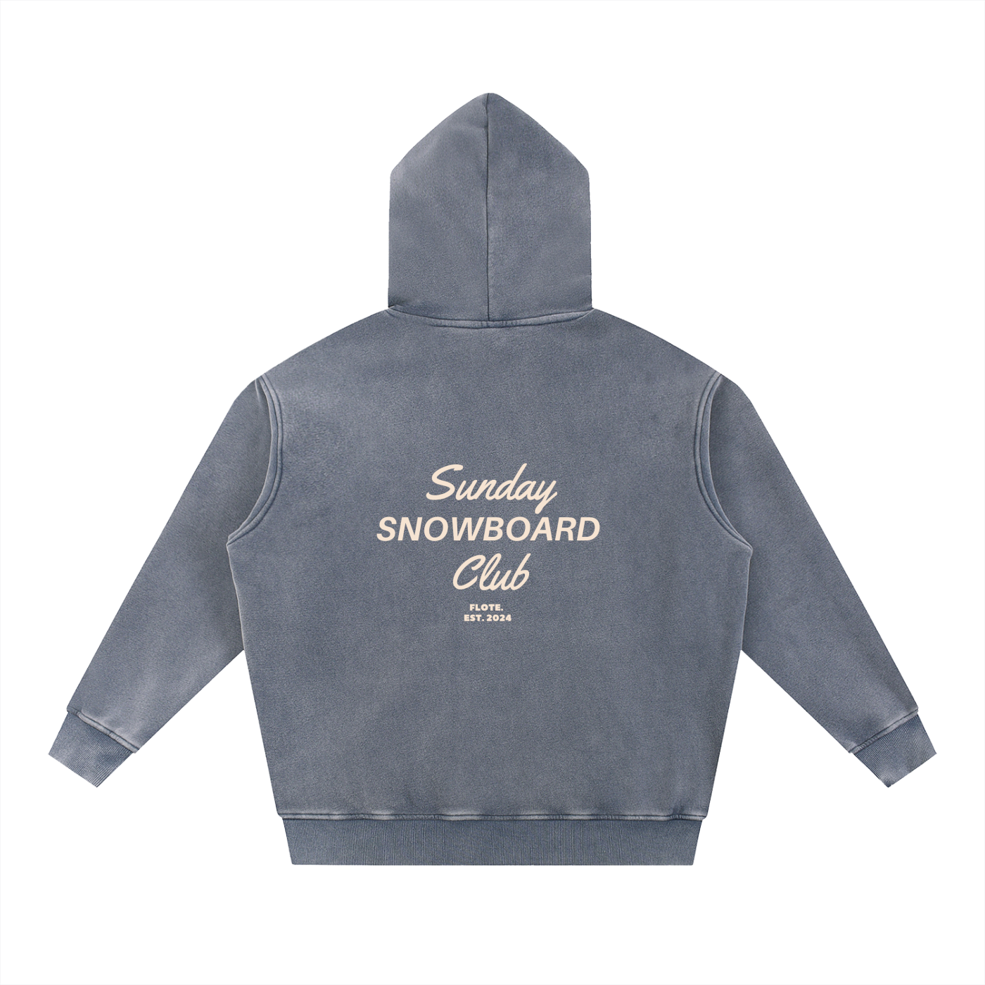 Sunday Snowboard Club Hoodie - Snow Wash