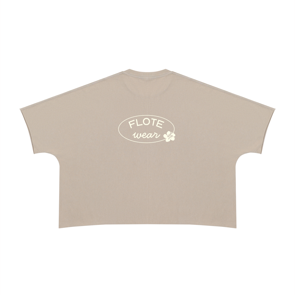 Unisex Heavyweight Boxy Raw Edge T-Shirt