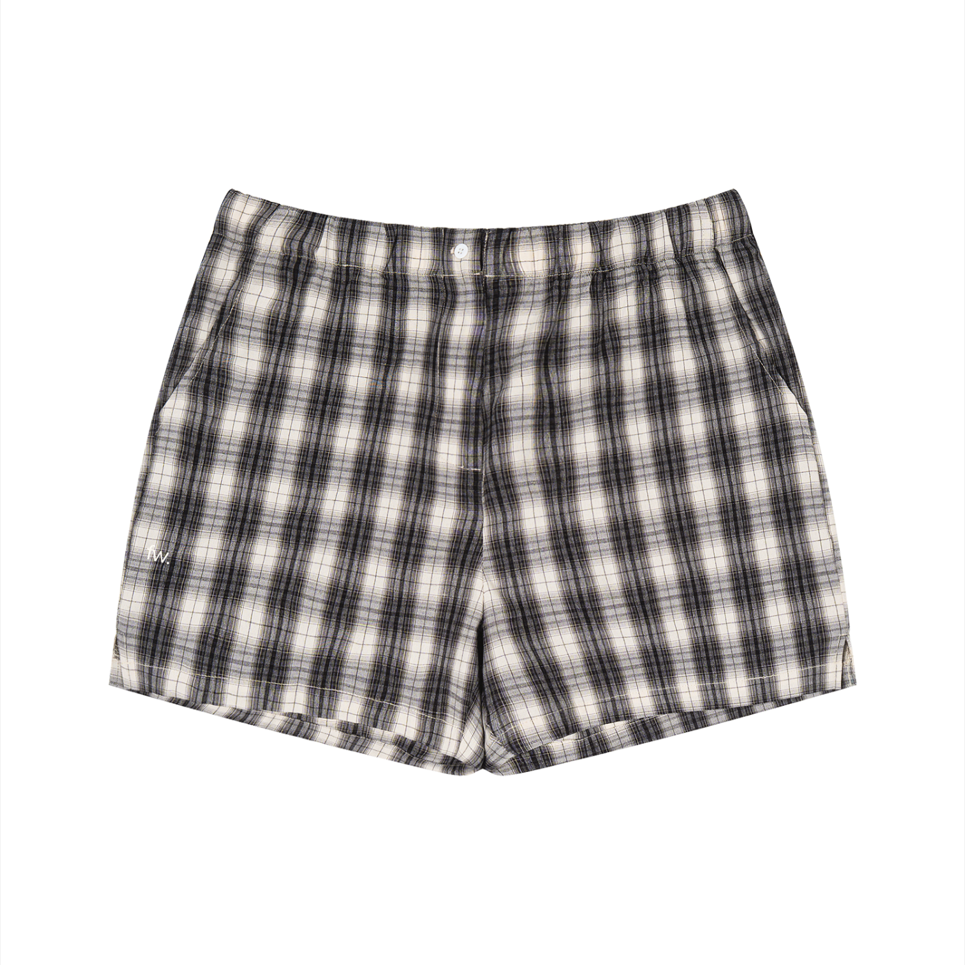 Unisex Plaid Shorts