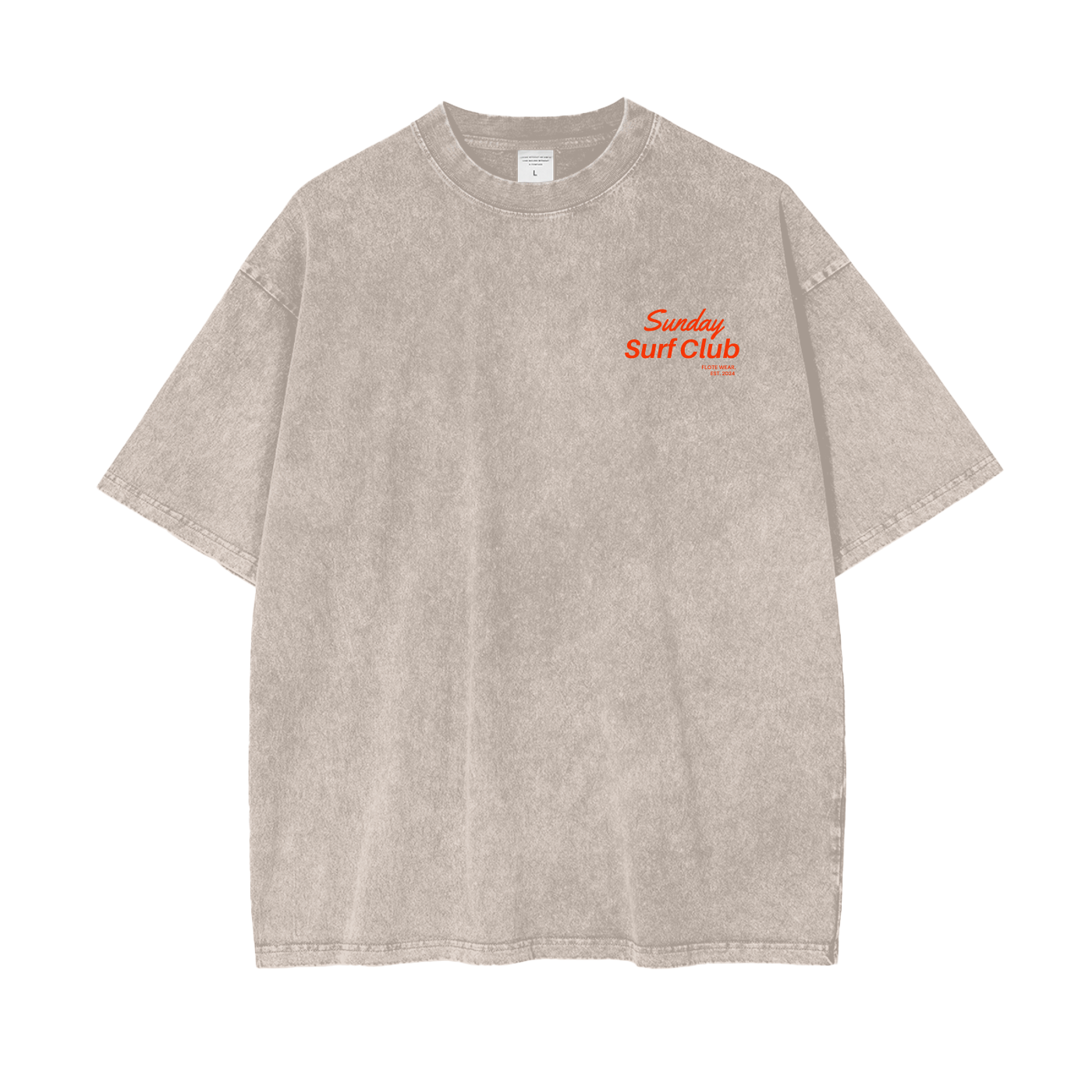 Sunday Surf Club Snow Washed Tee