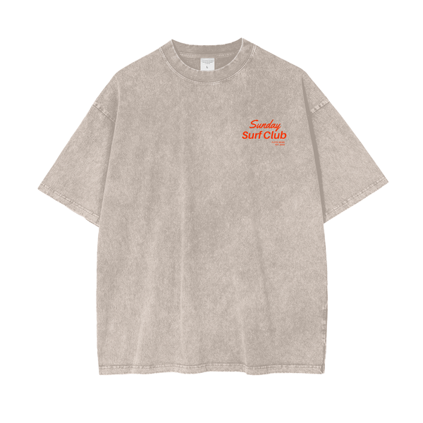 Sunday Surf Club Snow Washed Tee