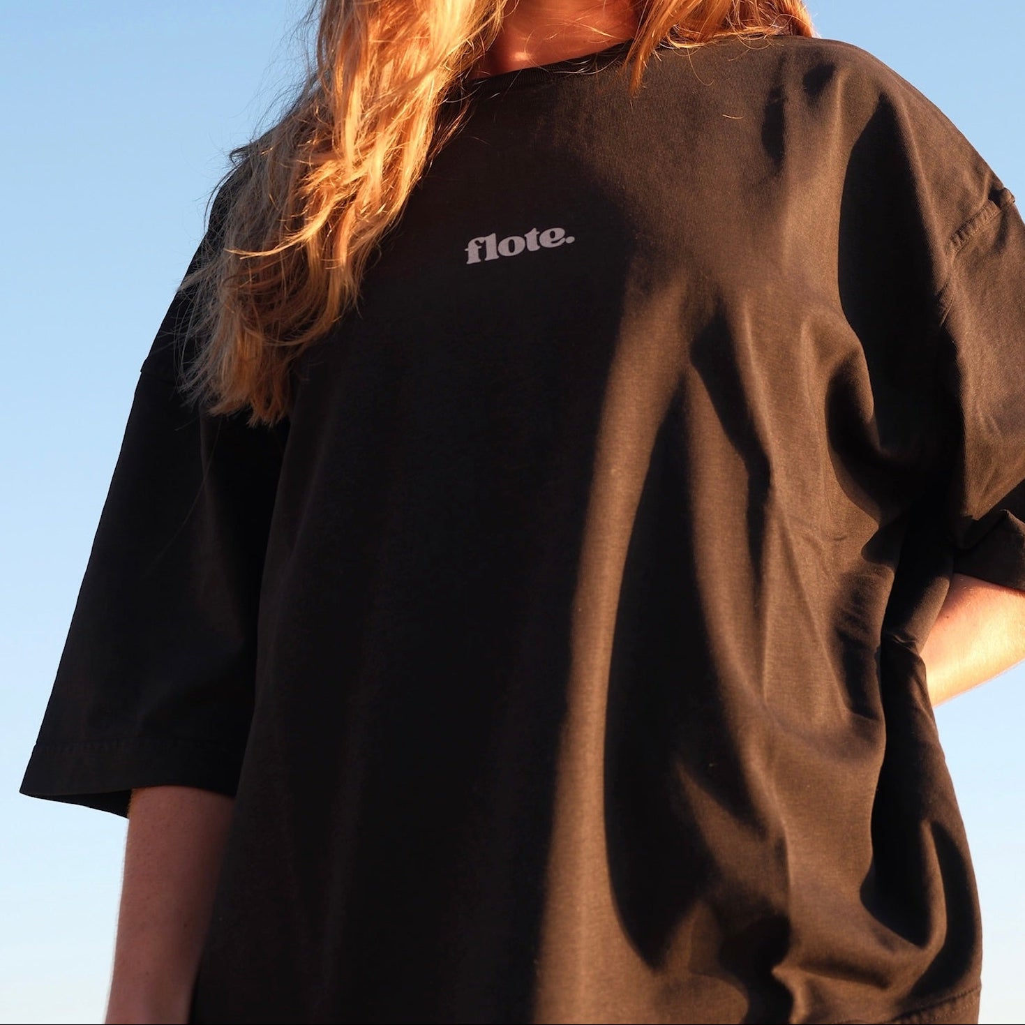 Encinitas postcard boxy tee