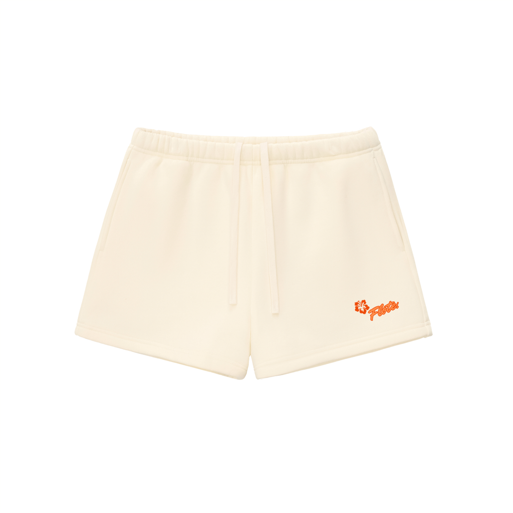 Hibiscuis Fleece Sweatshorts