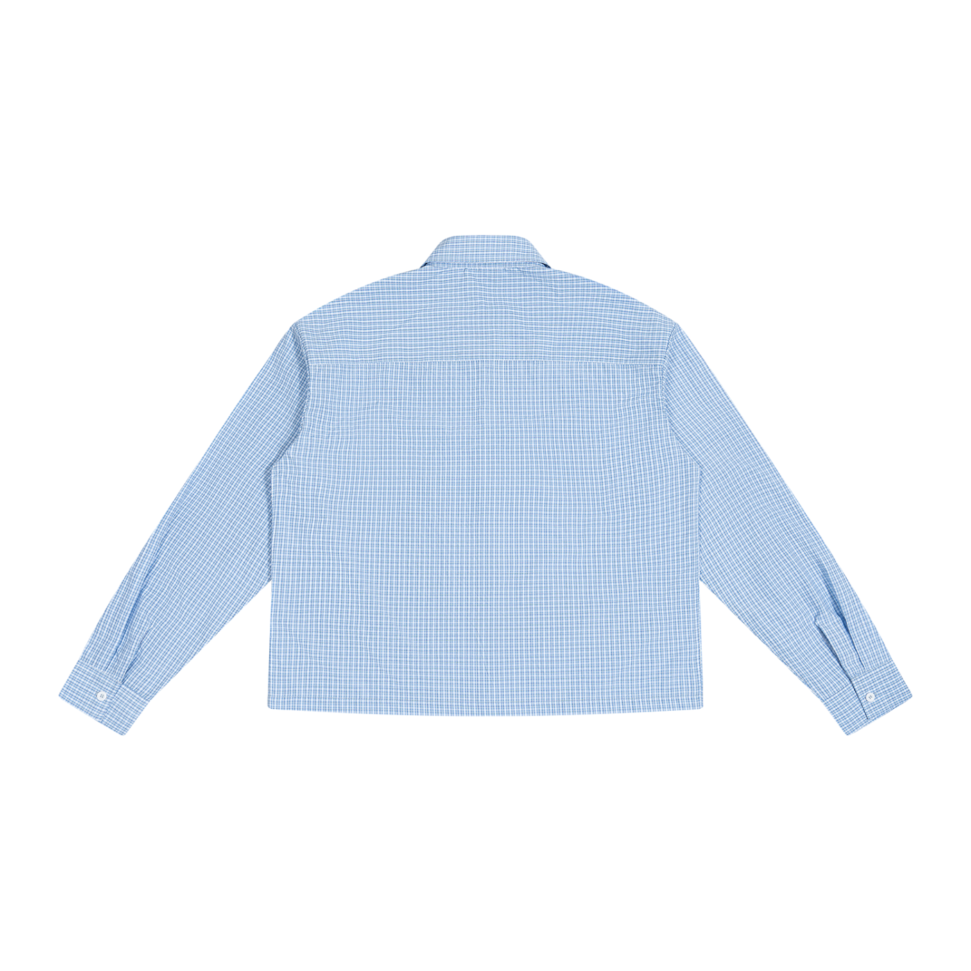 Unisex Boxy Plaid Long Sleeve Shirt