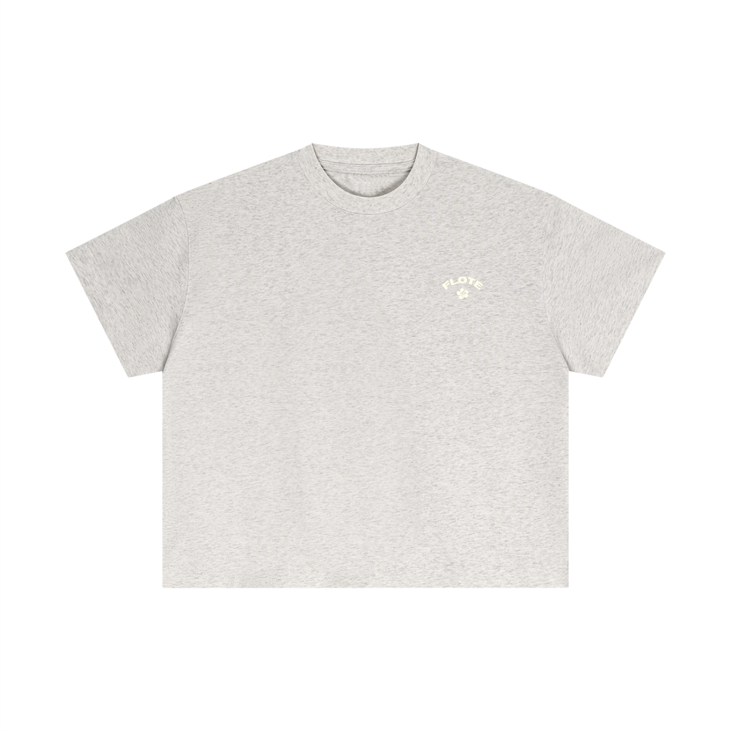Hibiscus Cotton Boxy Tee