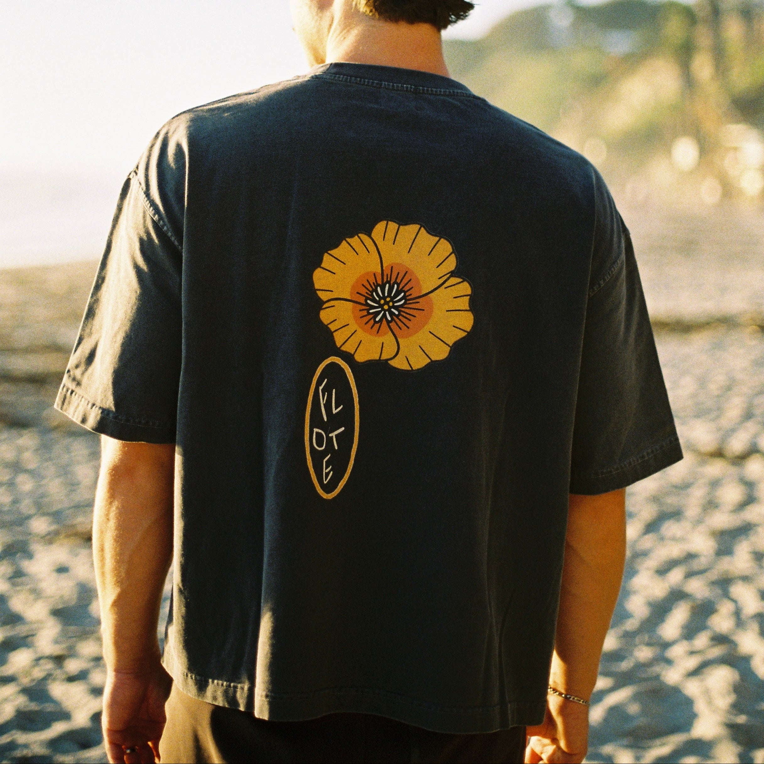 California Poppy Boxy Tee