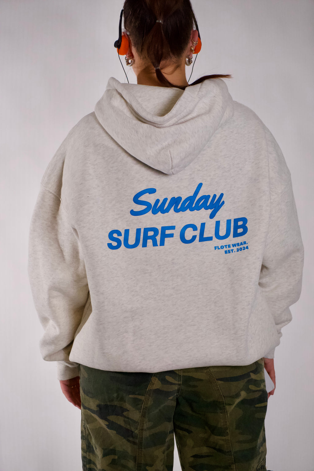 Sunday Surf Club Hoodie Gray