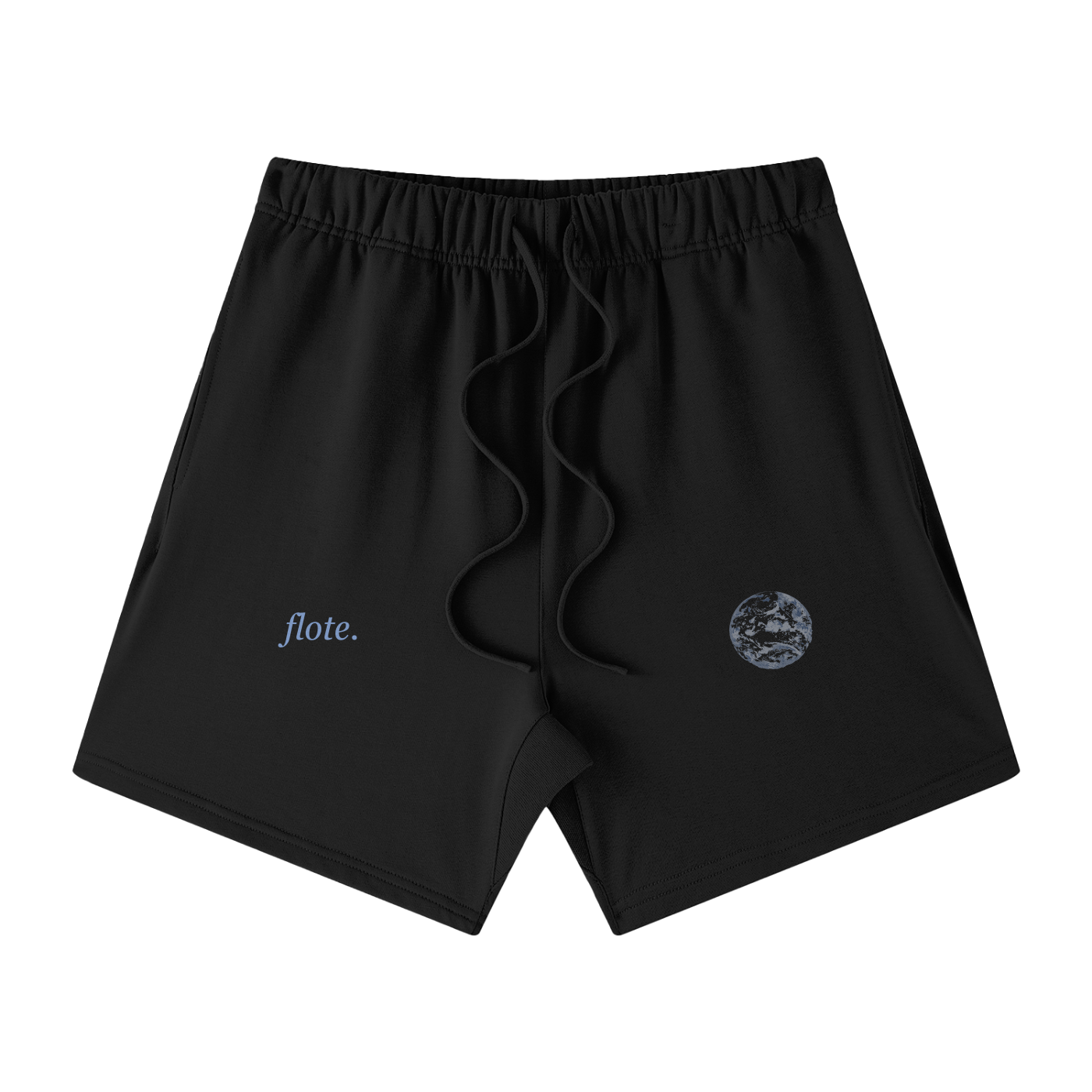 Pale Blue Dot Shorts Black