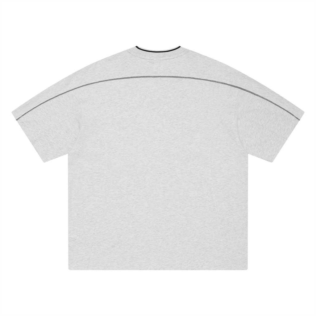 Oversized Contrast Tape T-Shirt