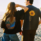 Encinitas postcard boxy tee