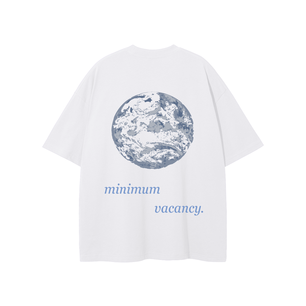 Minimum Vacancy Earth Tee White