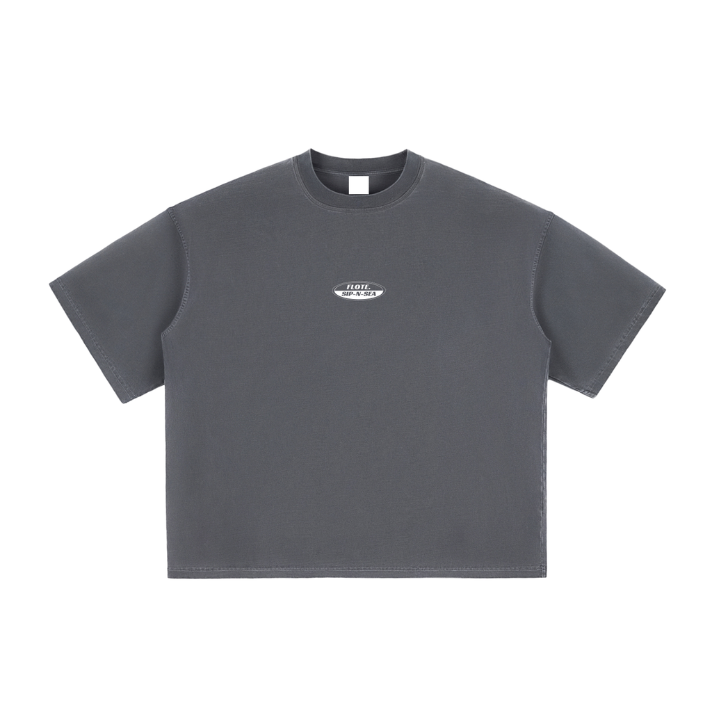 Sip-N-Sea Vintage Tee Grey