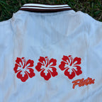 Retro Hibiscus Polo