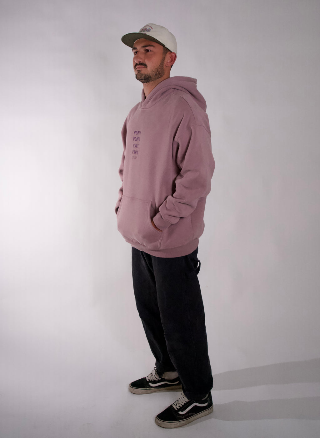 North Ponto Surf Papa Hoodie Purple