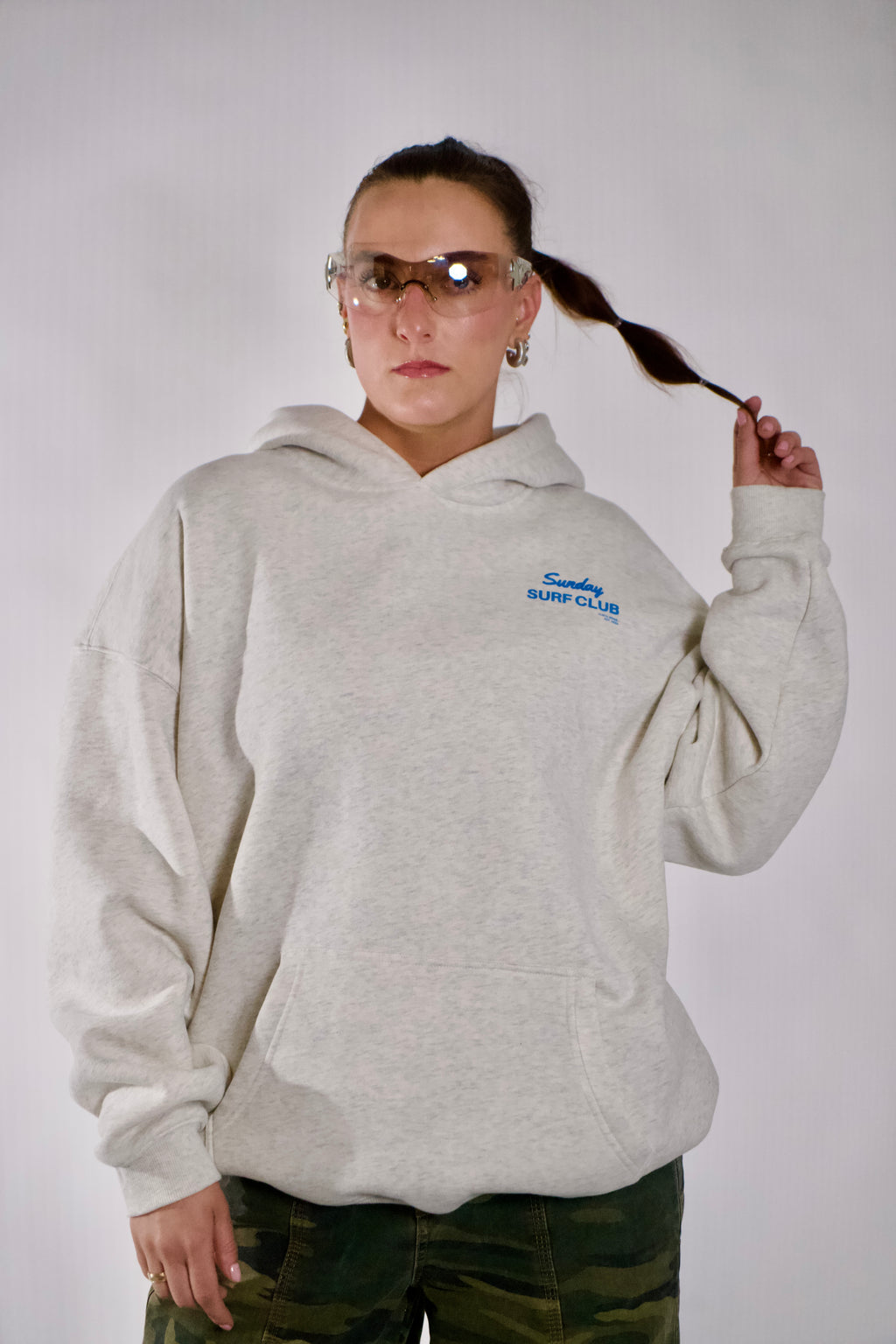 Sunday Surf Club Hoodie Gray