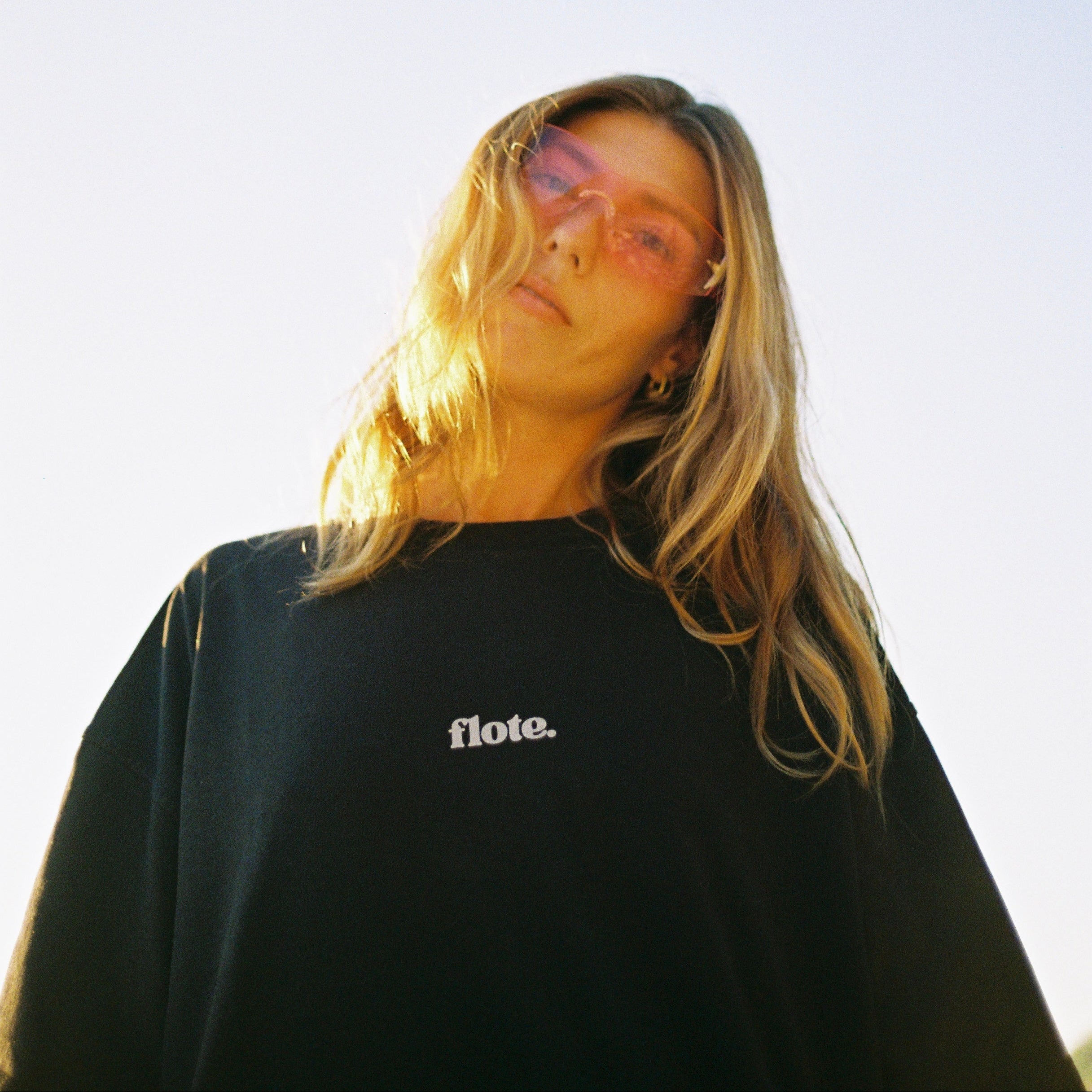 Encinitas postcard boxy tee