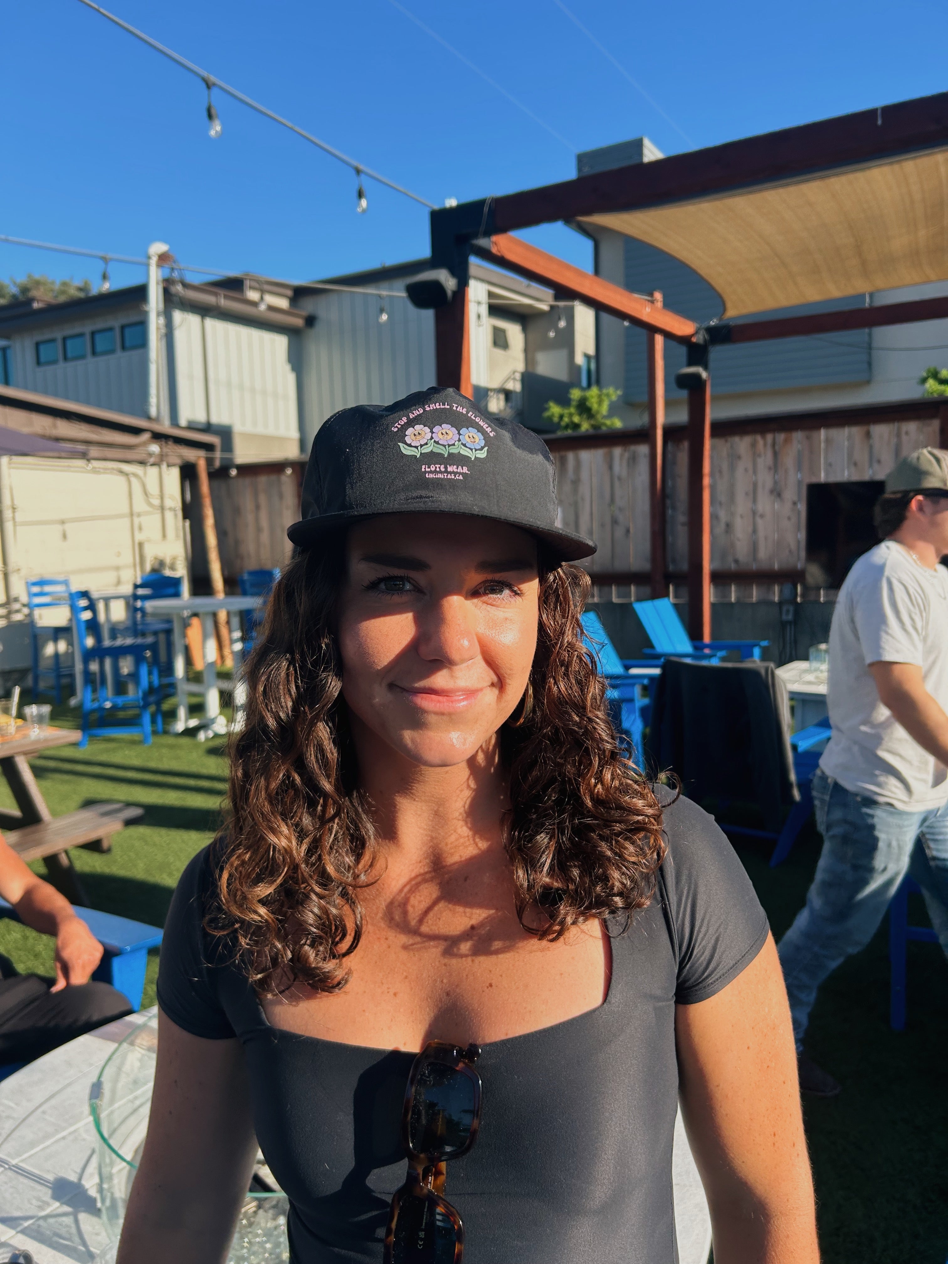 Smell the Flowers Surf Cap