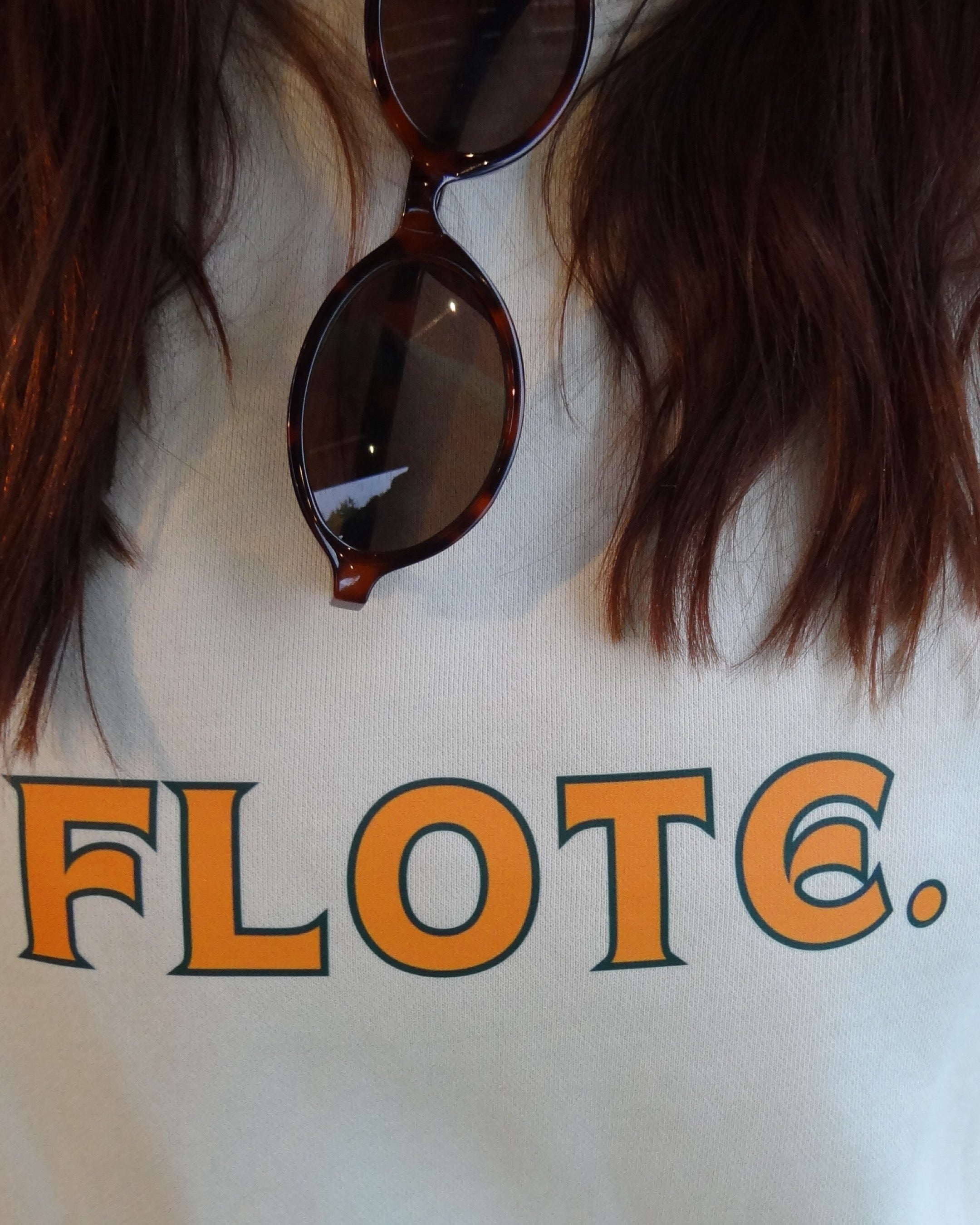 Encinitas Flowers Tan Crew