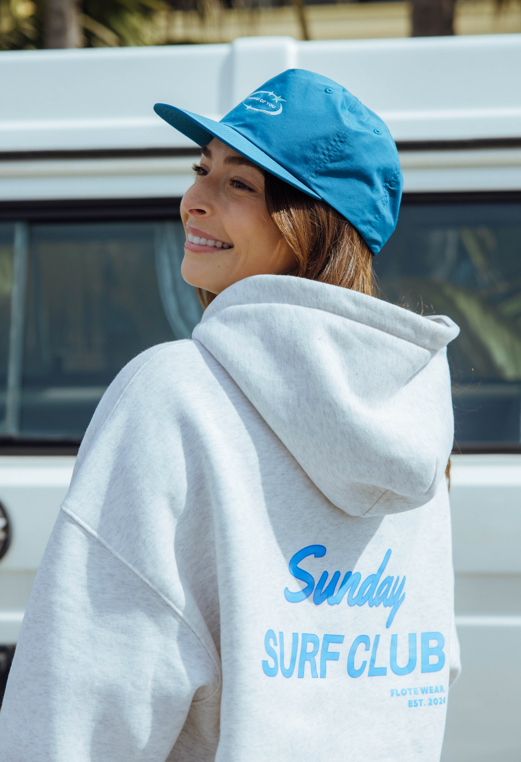 Sunday Surf Club Hoodie Gray