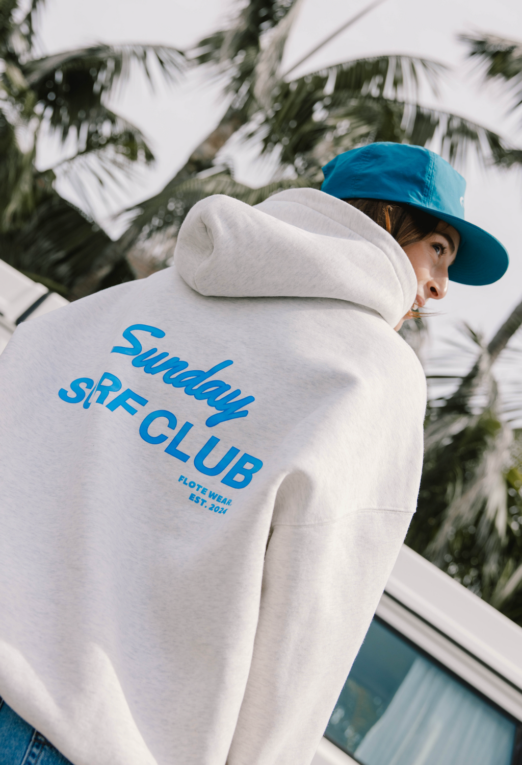 Sunday Surf Club Hoodie Gray