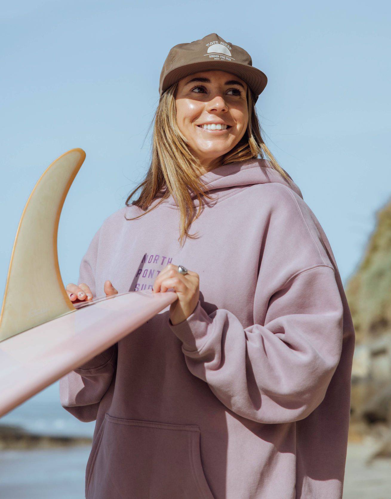 North Ponto Surf Papa Hoodie Purple