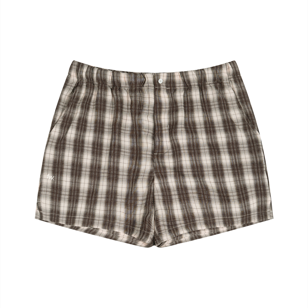 Unisex Plaid Shorts