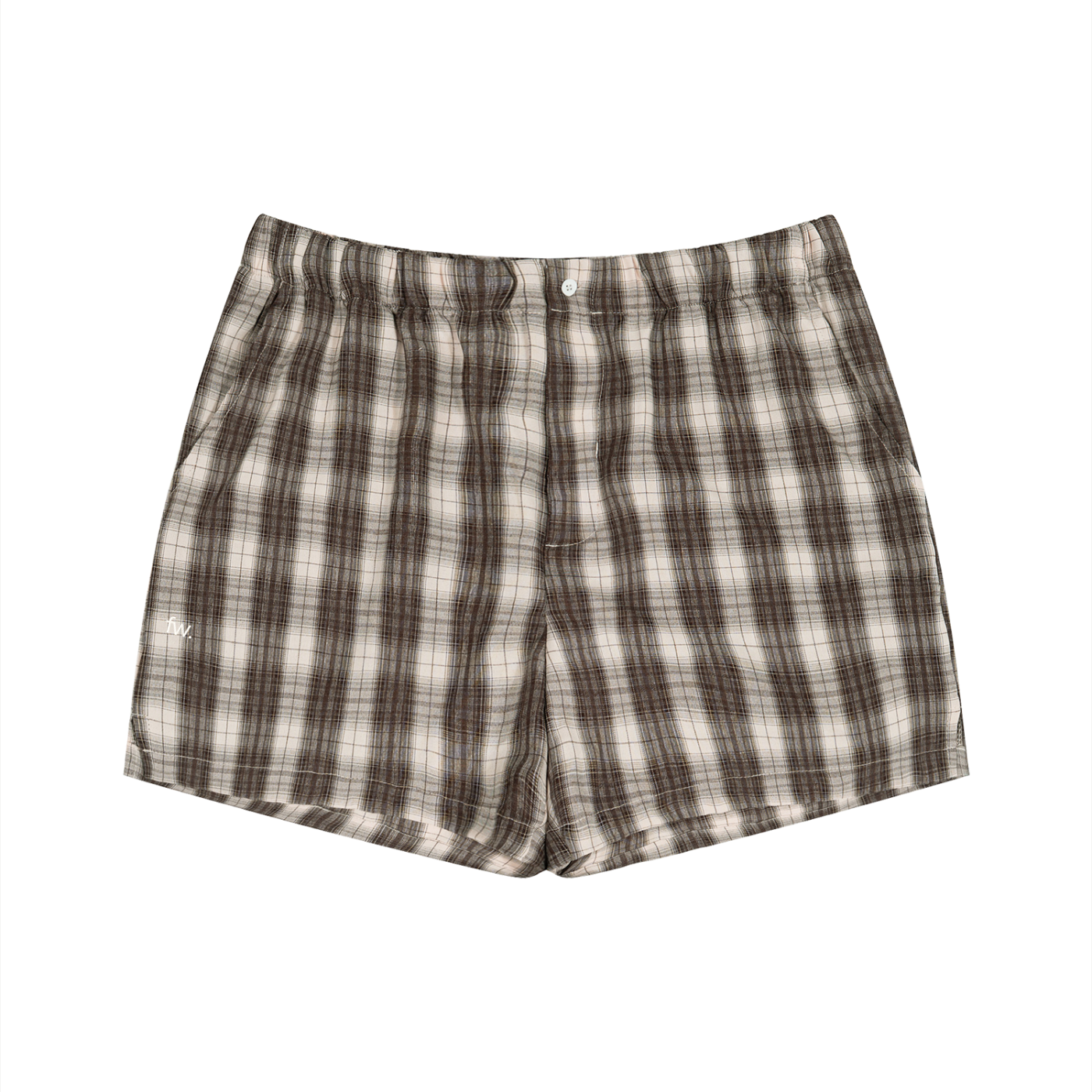 Unisex Plaid Shorts
