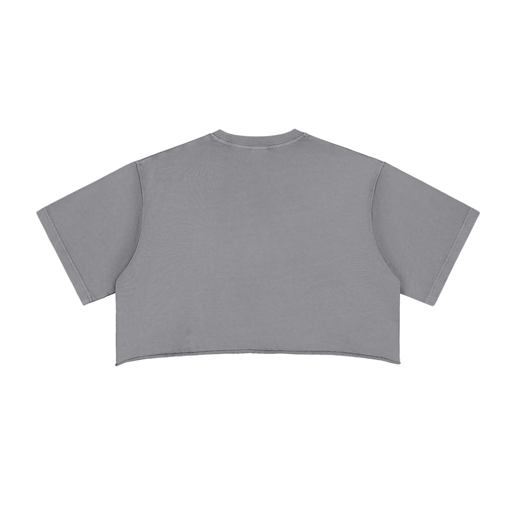 Hibiscus Raw Edge Crop Top
