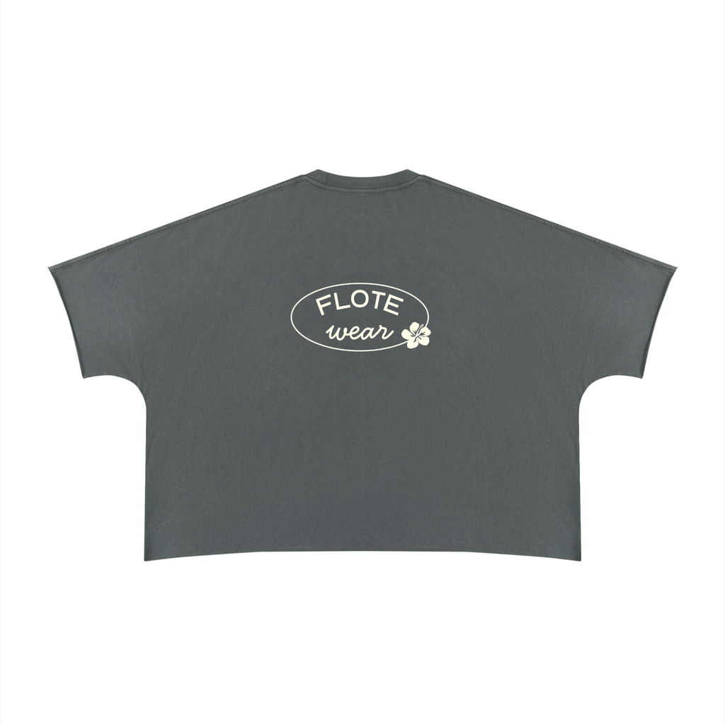 Unisex Heavyweight Boxy Raw Edge T-Shirt