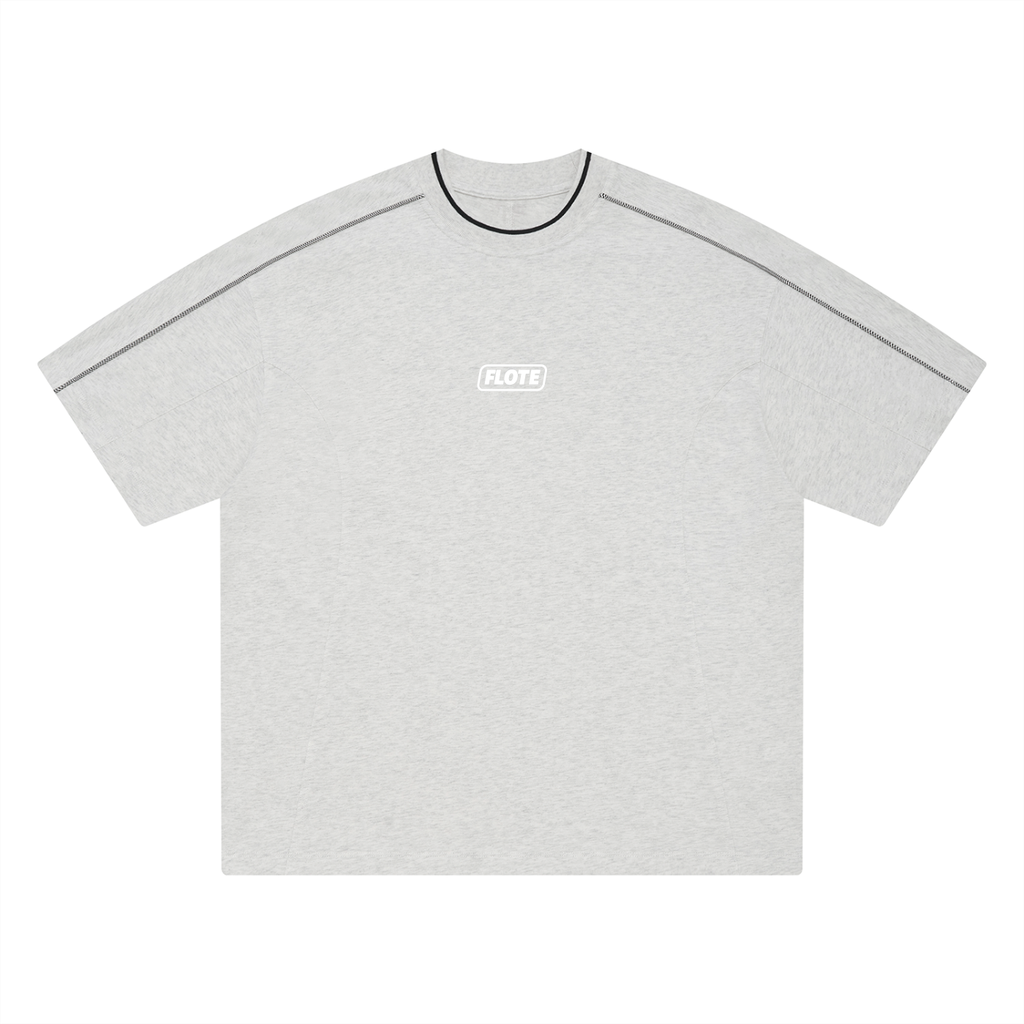 Oversized Contrast Tape T-Shirt
