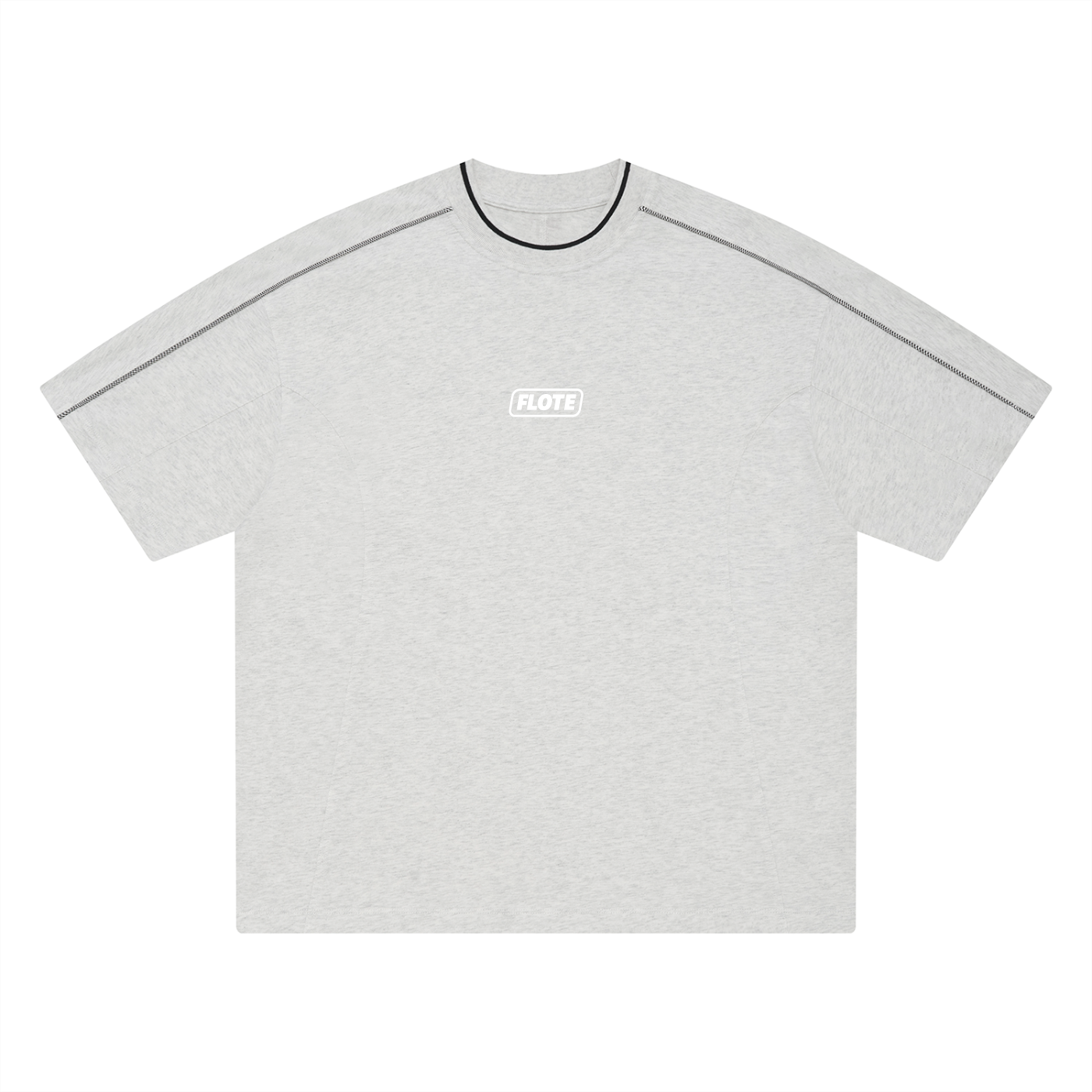 Oversized Contrast Tape T-Shirt