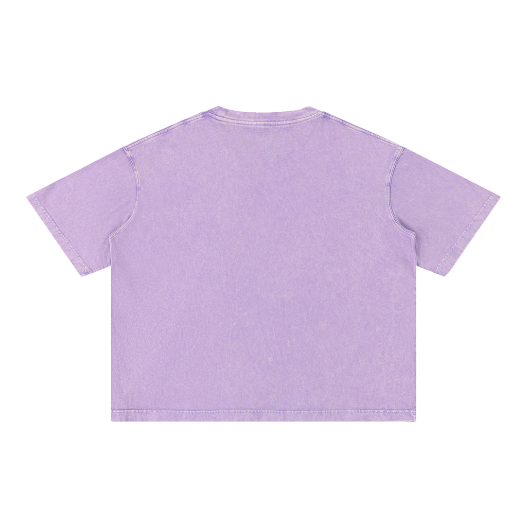 Mineral Wash Boxy Cotton T-Shirt