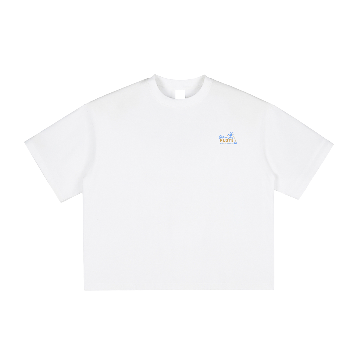 Sip-N-Sea Vintage Tee White