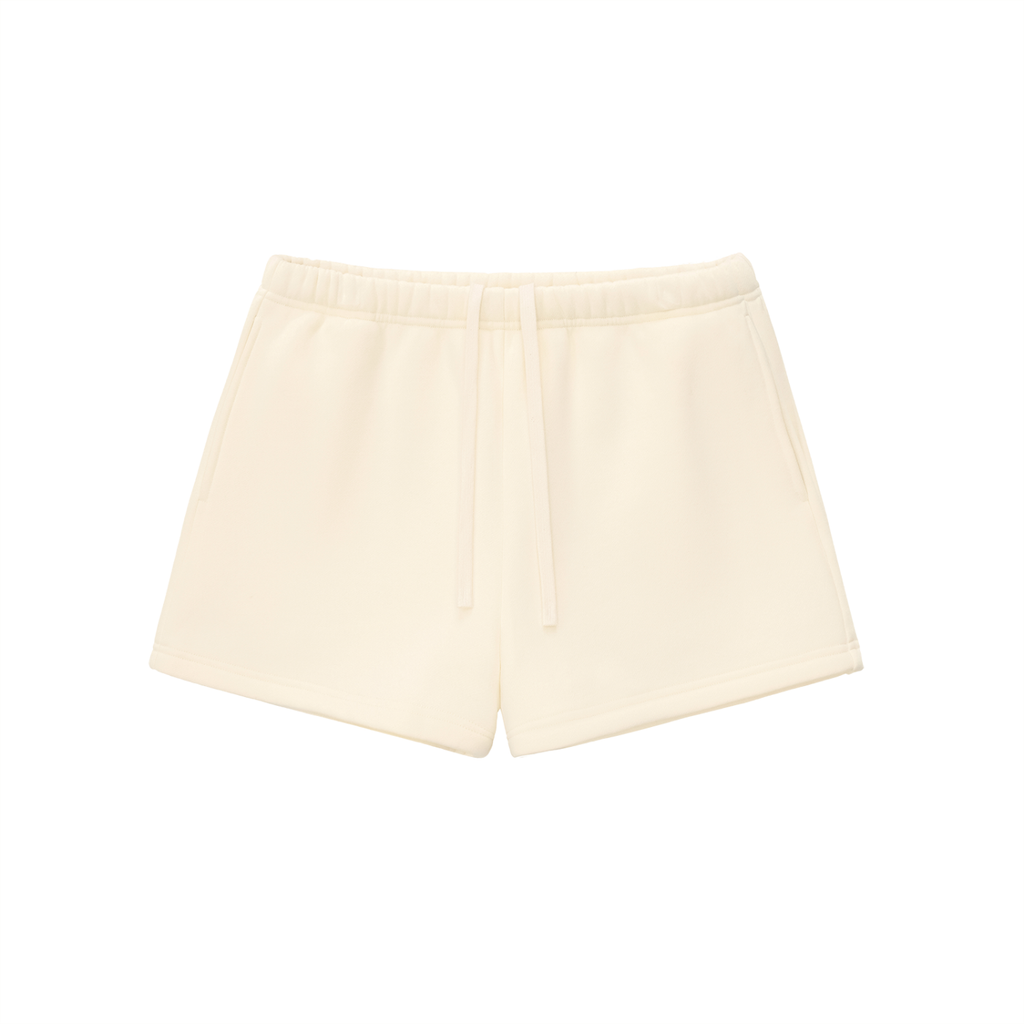 Essential Fleece Drawstring Sweatshorts Apricot summer 26