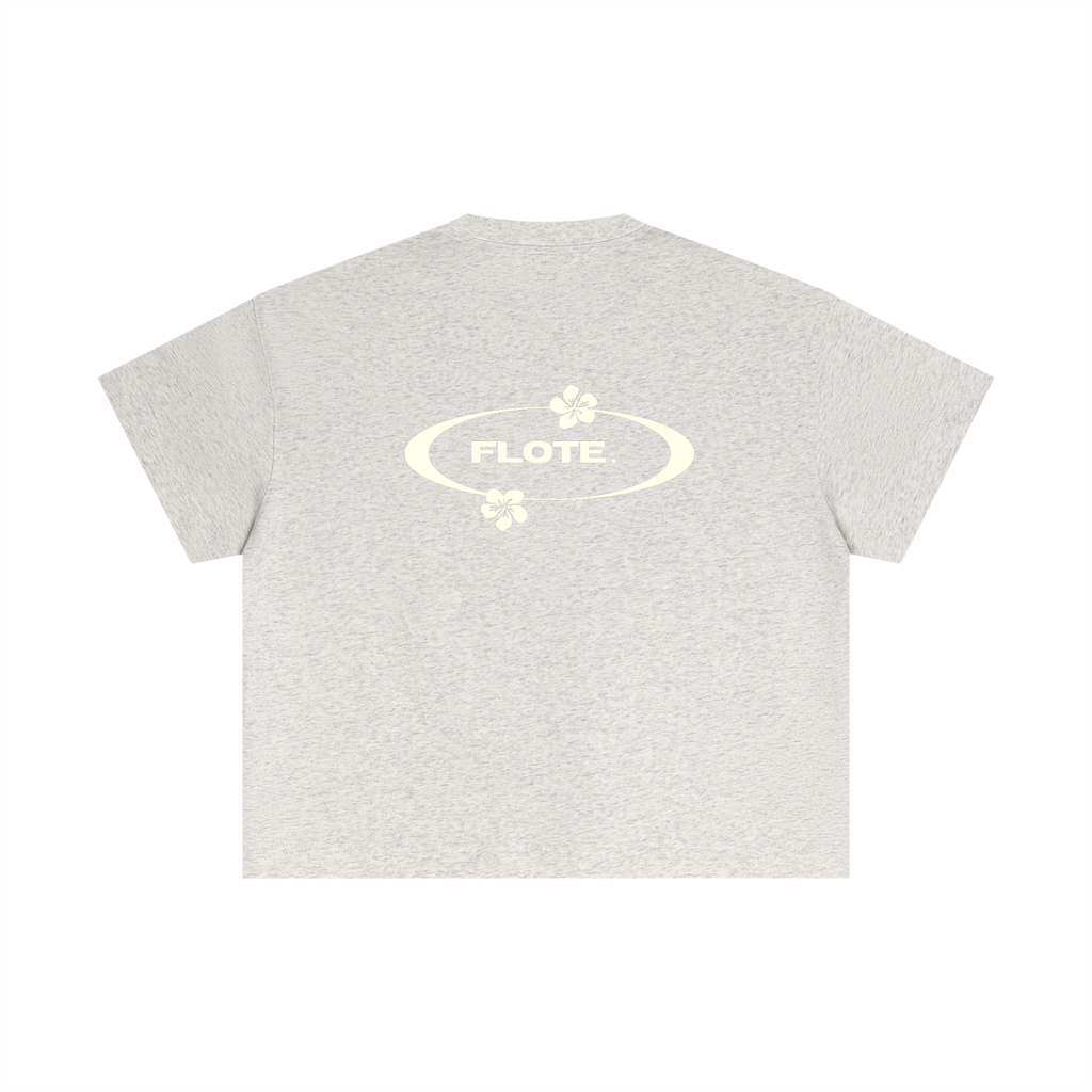 Hibiscus Cotton Boxy Tee