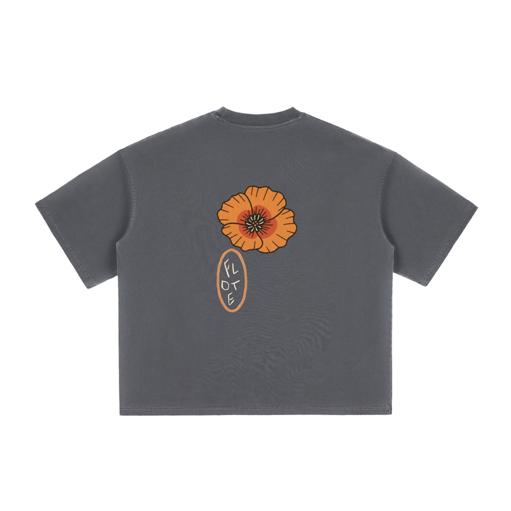 California Poppy Boxy Tee